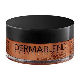 Dermablend front jar shot showing product packaging and shade clarity