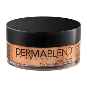 Dermablend cover creme front jar showing product and label benefits