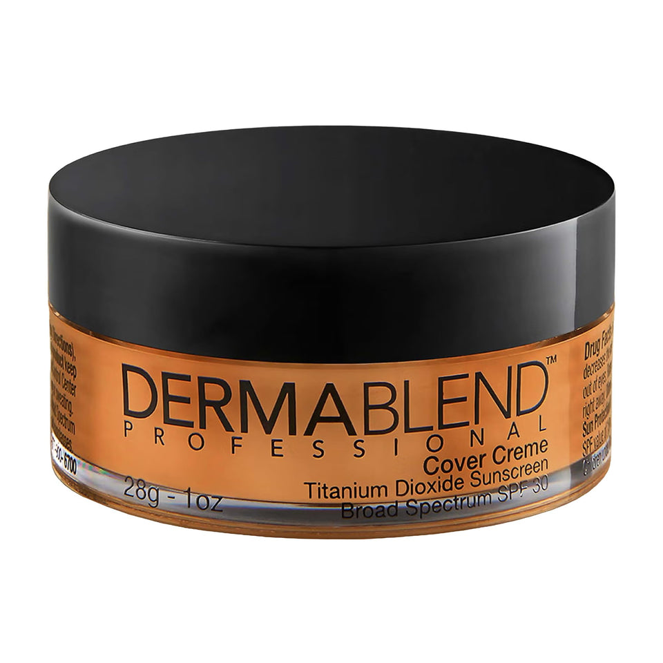 Dermablend front packaging in Hazelnut Beige showing product name and SPF 30 benefit