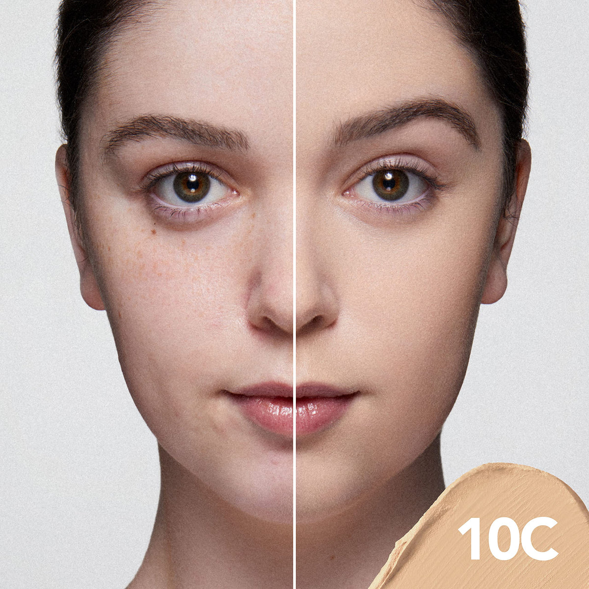 Dermablend open jar texture showing creamy finish and blendability benefit