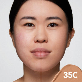 Dermablend cream texture swipe showing blendable pigment and hydration