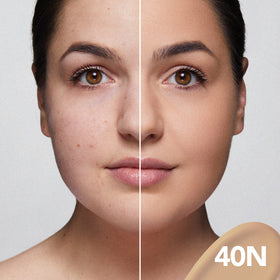 Dermablend dropper dispensing foundation drop highlighting lightweight texture and blendability