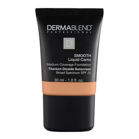 Dermablend front bottle 40N Chestnut showing label and pump for easy application