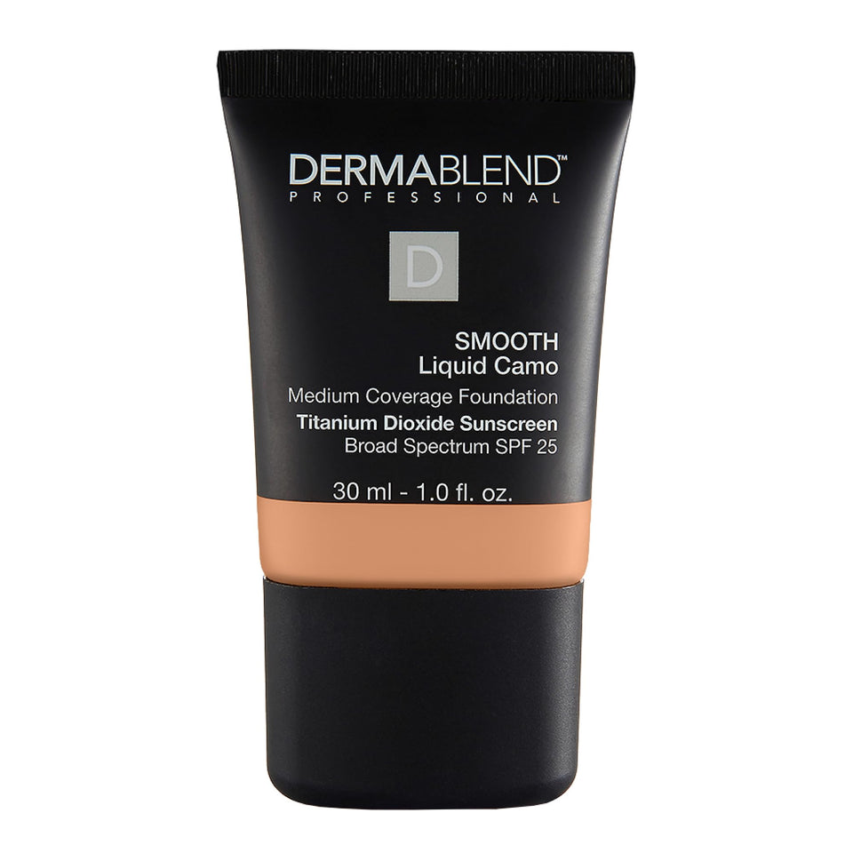 Dermablend front bottle 40N Chestnut showing label and pump for easy application