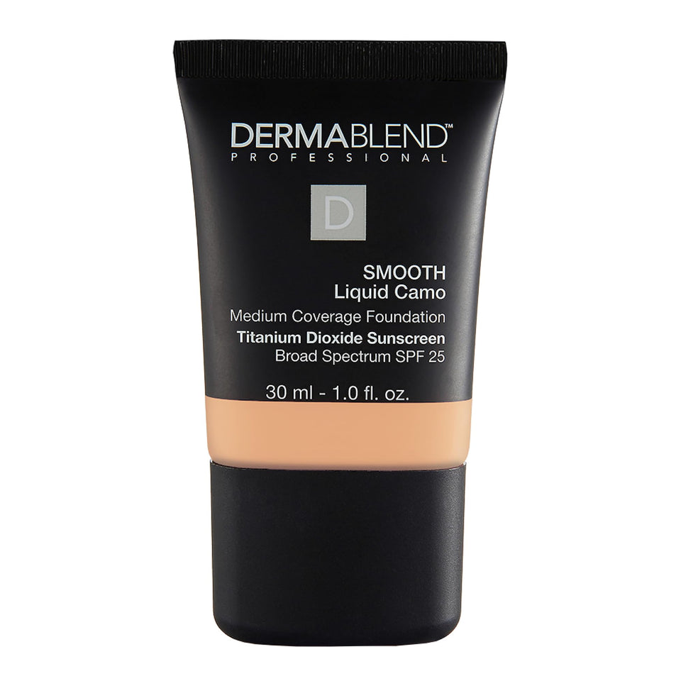 Dermablend front packaging showing shade 30W Bisque and benefits