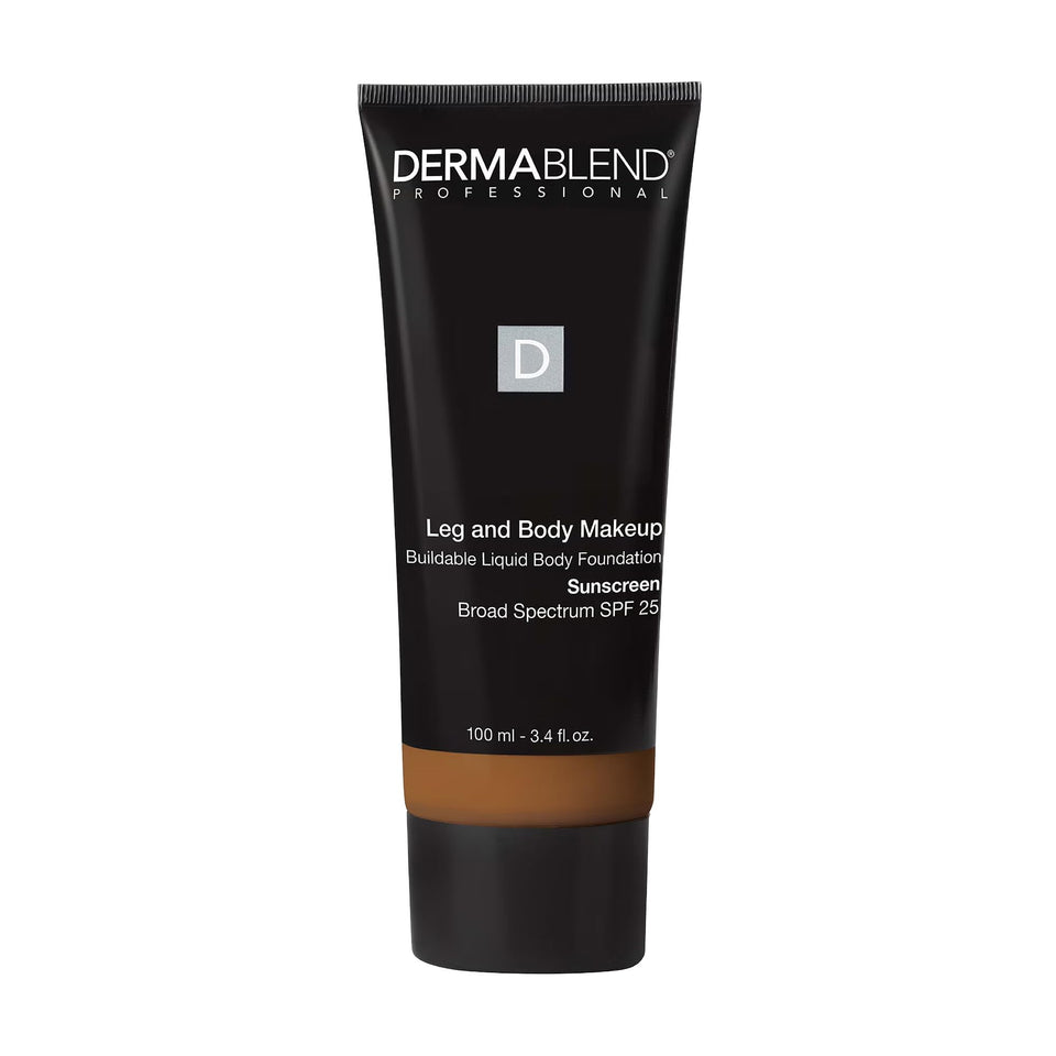 Dermablend front packaging 70W Deep Golden showing bottle and label benefits