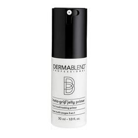 Dermablend front packaging showing clear jelly primer and product benefit