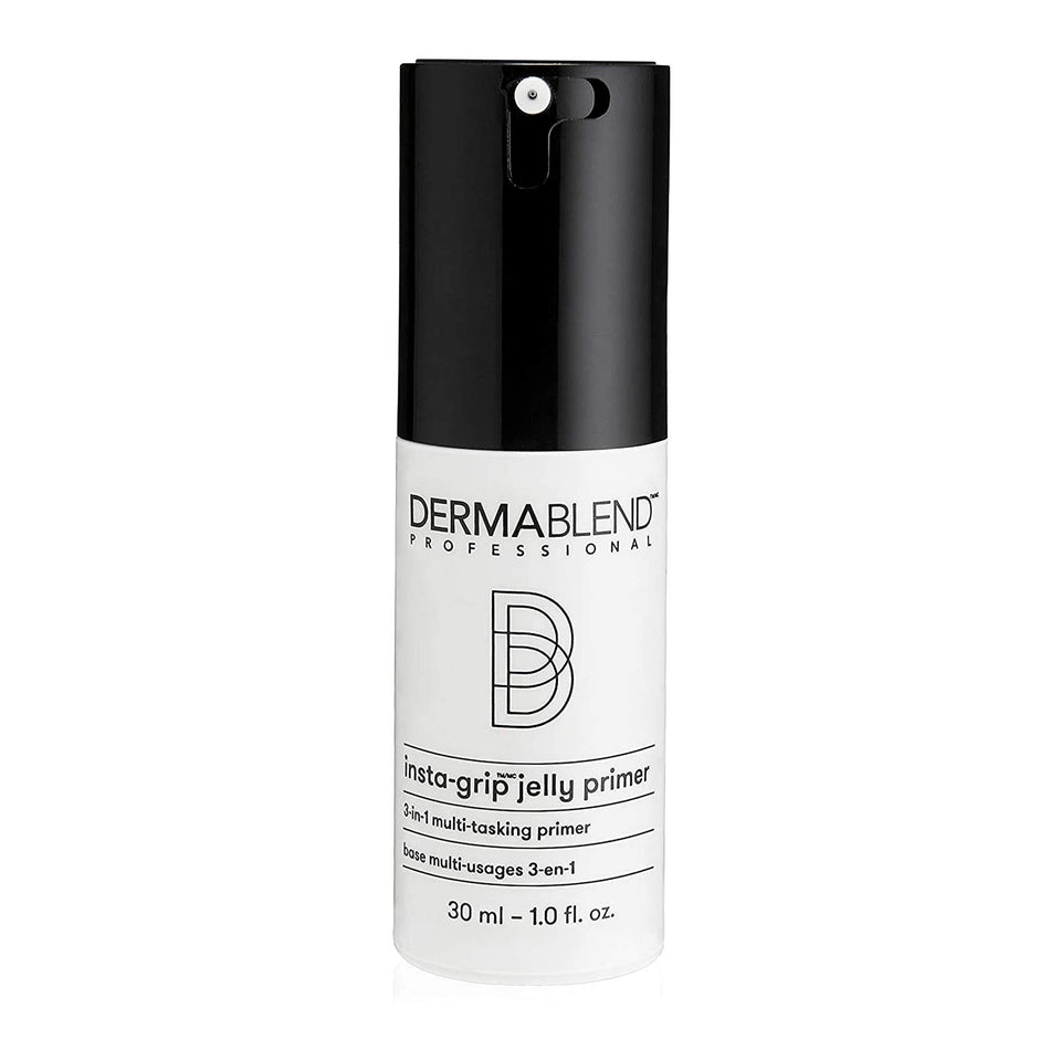 Dermablend front packaging showing clear jelly primer and product benefit