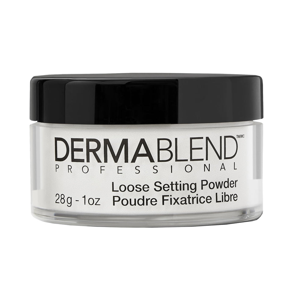 Dermablend front packaging showing jar and brand, clear matte finish benefit
