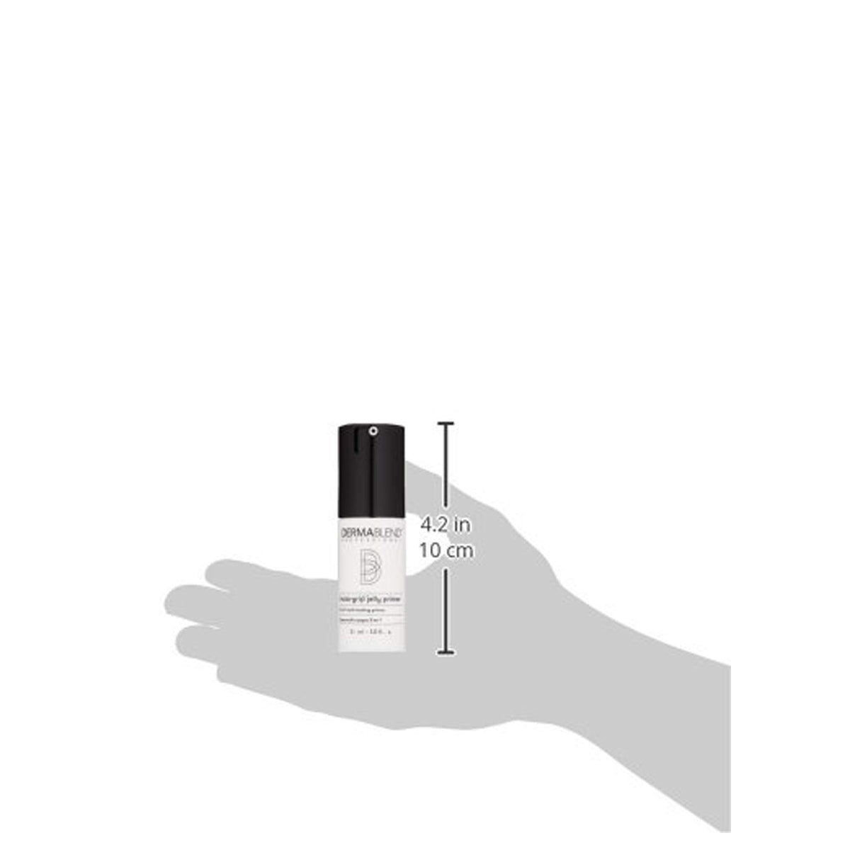 Dermablend primer on bathroom counter in morning routine for long-wear makeup