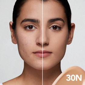 Dermablend creamy liquid foundation texture close-up for smooth blending