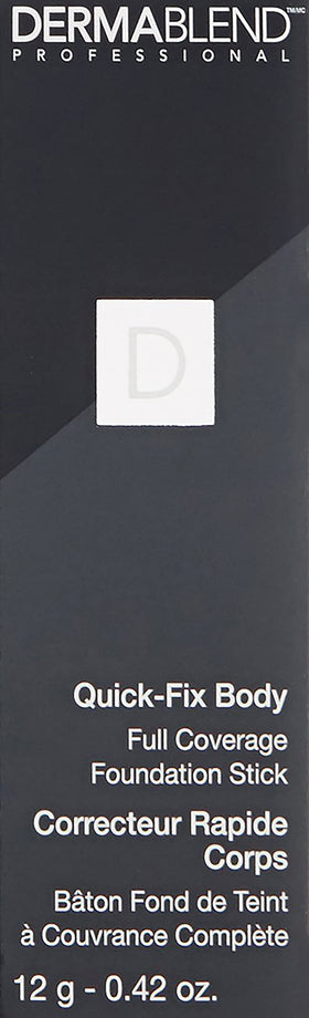 Dermablend open twist mechanism detail showing convenient retractable design