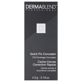 Dermablend label detail highlighting dermatologist-backed safety and benefits
