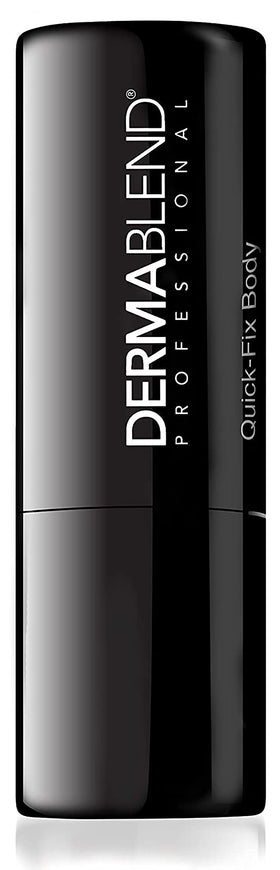 Dermablend Quick-Fix with cap off revealing creamy concealer tip for smooth application