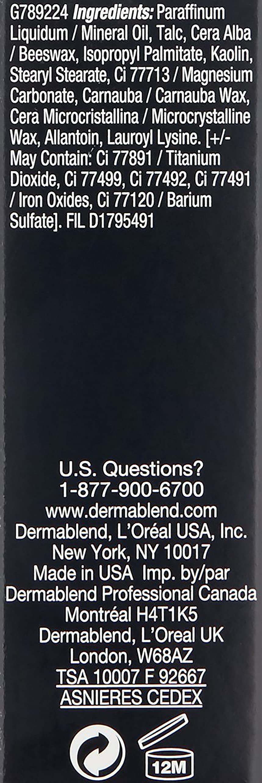 Dermablend Quick-Fix in travel pouch ready for touch-ups for long-lasting wear