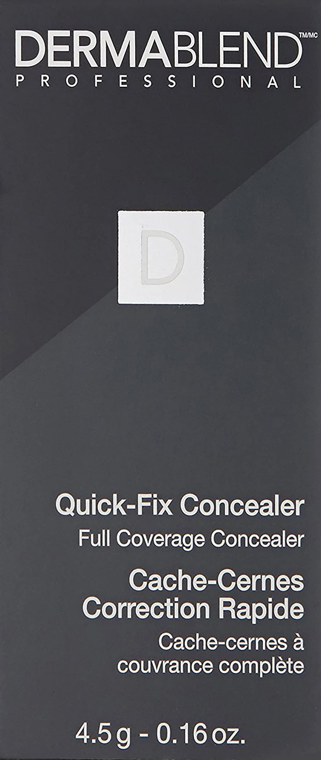 Dermablend shade range display showing color-match options benefit