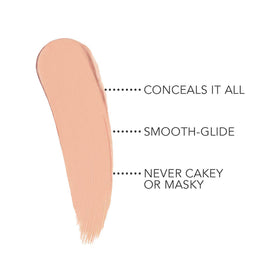 Dermablend concealer stick twisted up showing creamy precise applicator benefit