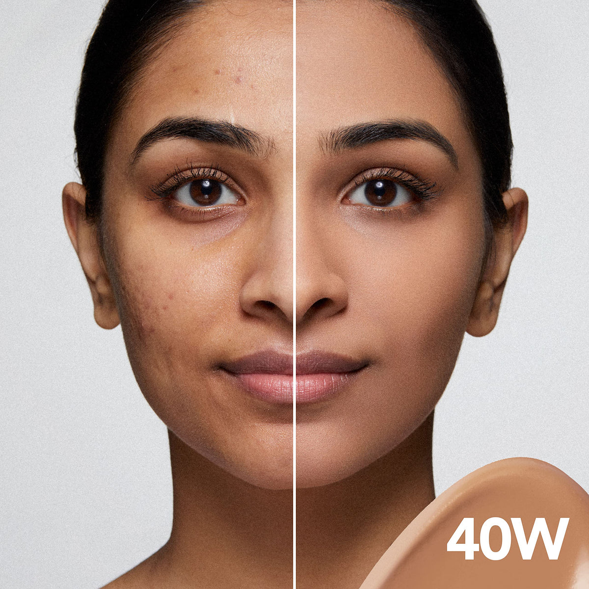 Dermablend creamy texture close-up highlighting smooth blendability