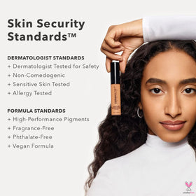 Dermablend concealer cream texture close-up illustrating blendable smoothness