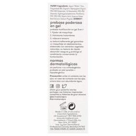 Dermablend primer in travel pouch showing portability and on-the-go hold