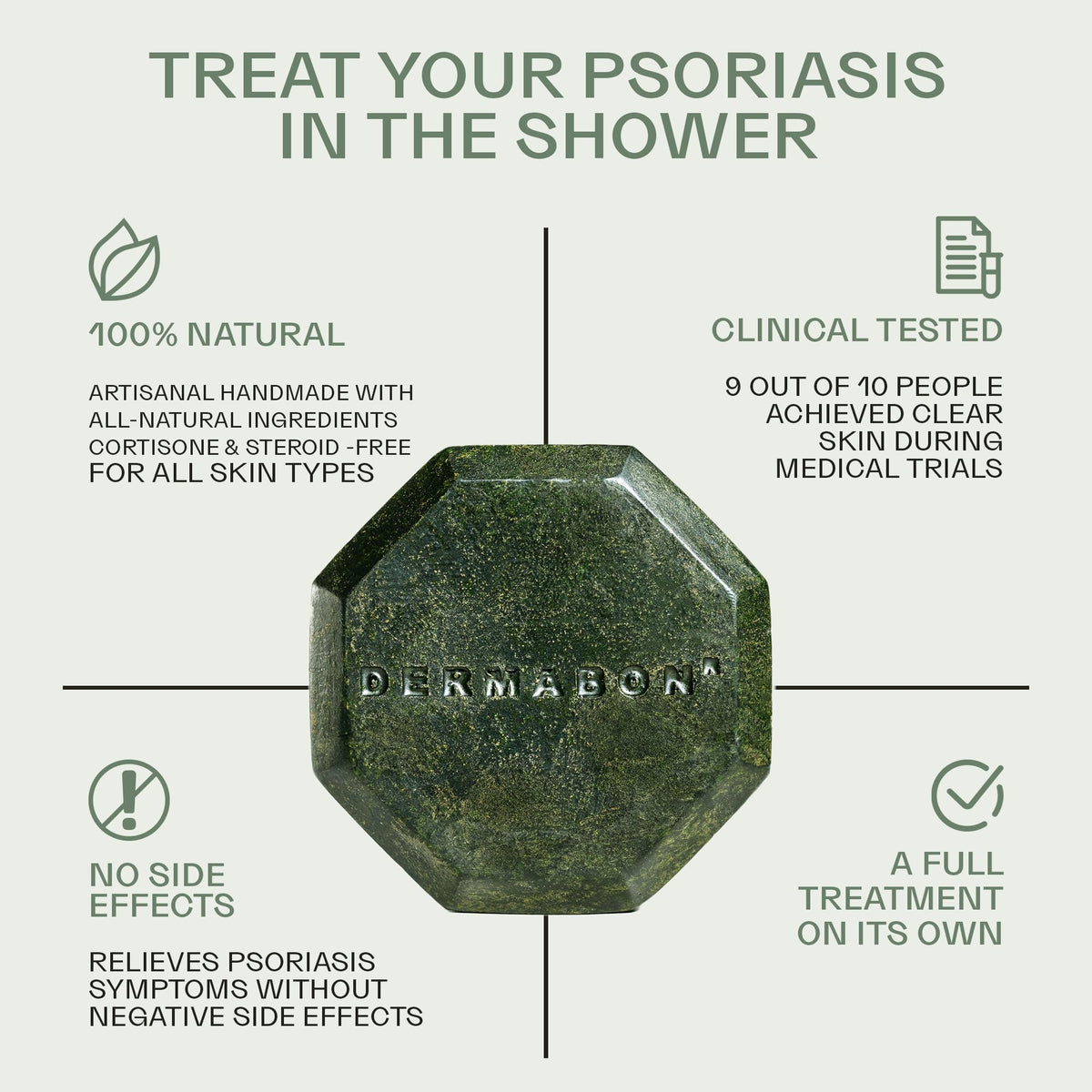 Dermabon being applied to scalp to help reduce flaking