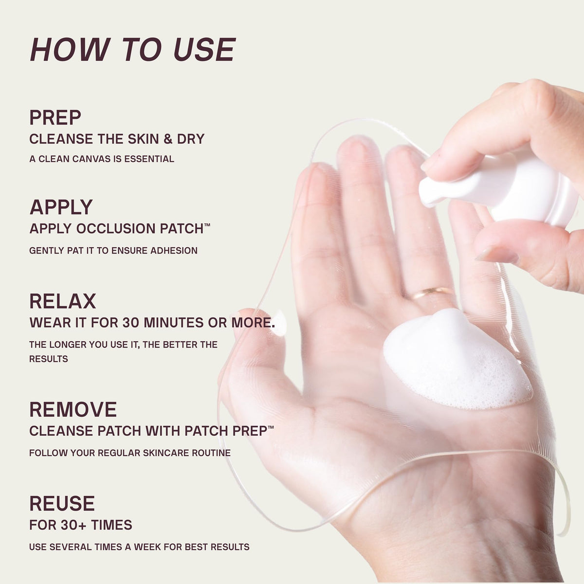 Dermaclara cleaning and storage pouch keeping patches hygienic