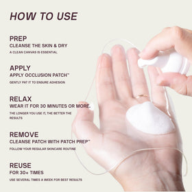 Dermaclara cleaning and storage pouch keeping patches hygienic