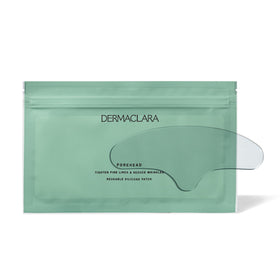 Dermaclara front packaging showing single reusable forehead patch benefit hydration