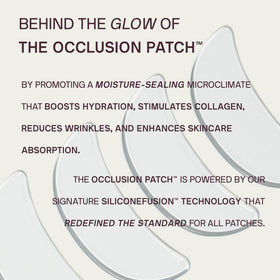 Dermaclara patch applied to forehead demonstrating secure seal