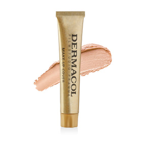 Dermacol shade 209 texture swipe demonstrating smooth blendability and coverage
