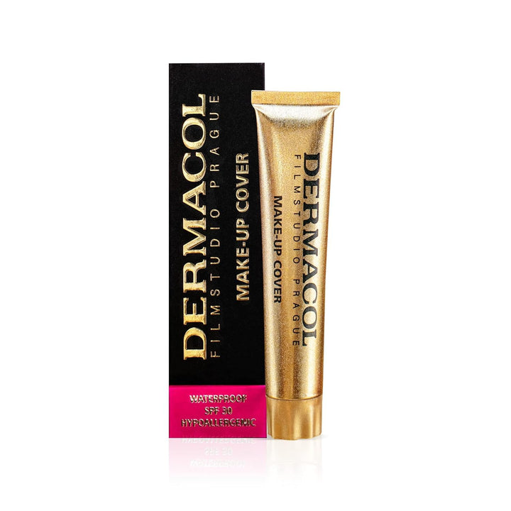 Dermacol front tube in shade 226 showing compact packaging and dependable coverage