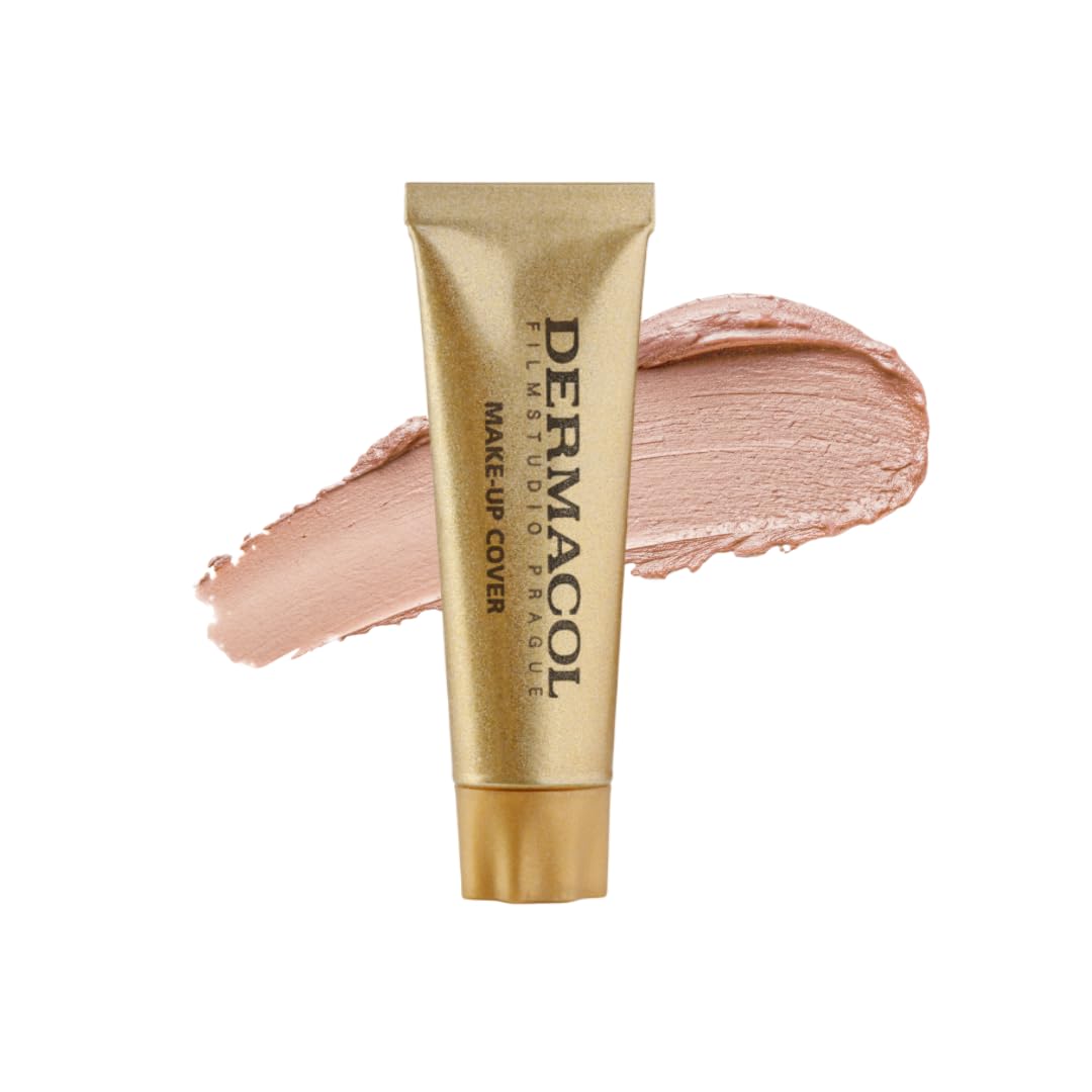 Dermacol front packaging showing compact tube and clear shade labeling for easy choice