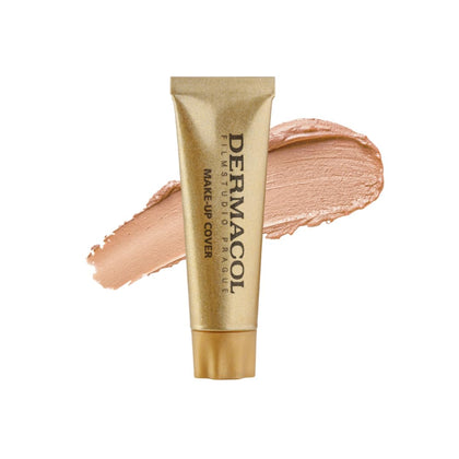 Dermacol mini front packaging showing compact coverage benefit