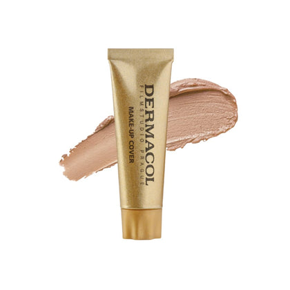 Dermacol mini front packaging showing compact tube and shade for portability
