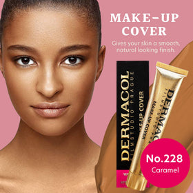 Dermacol texture swirl on skin showing smooth, blendable coverage