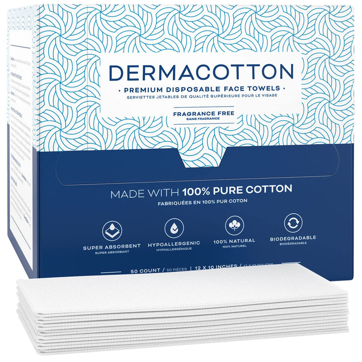 DERMACOTTON front packaging showing product count and benefits