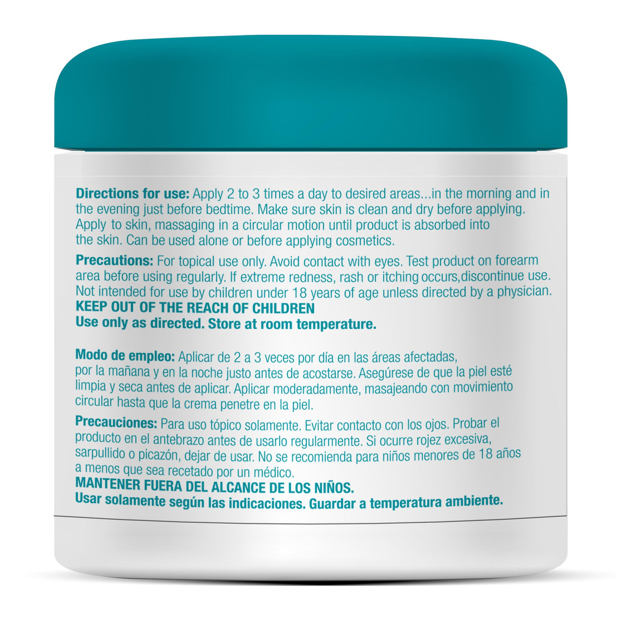 Applying Dermactin on neck and chest to smooth and hydrate delicate skin