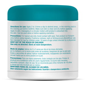 Applying Dermactin on neck and chest to smooth and hydrate delicate skin