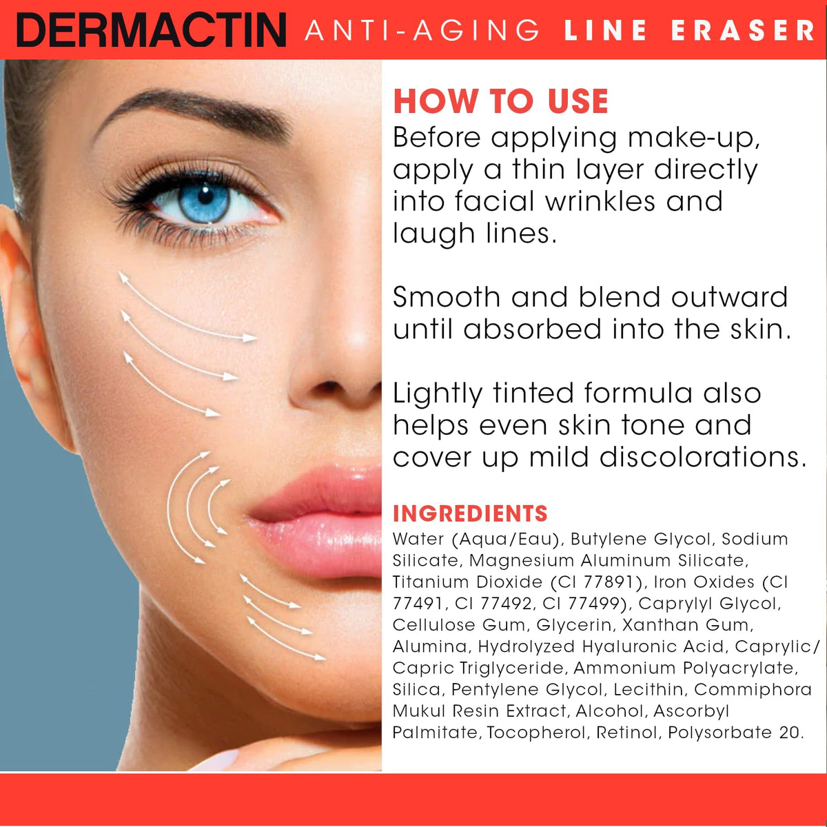 Dermactin in hand to show compact .34 oz size and travel-friendly benefit