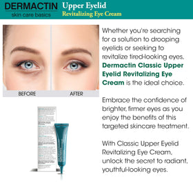 Dermactin tube cap and nozzle detail for precise, hygienic targeted eyelid application