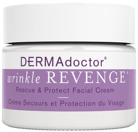 DERMAdoctor front jar view showing product branding and clean design benefit