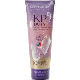 DERMAdoctor front packaging showing bottle and clear KP treatment benefit