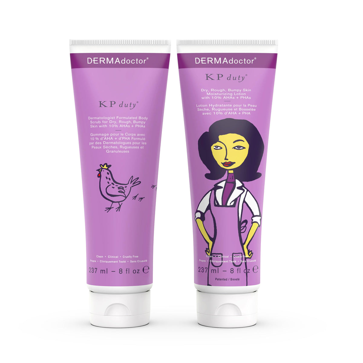 DERMAdoctor front packaging showing kit and benefits