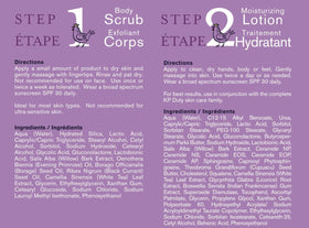 DERMAdoctor ingredient label close-up showing actives like AHAs
