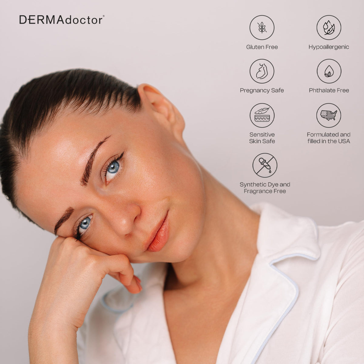 DERMAdoctor moisturizer on bathroom counter for daily routine comfort