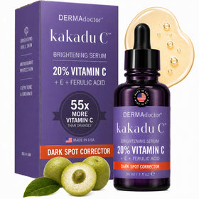 DERMAdoctor front bottle view showing sleek packaging and product clarity