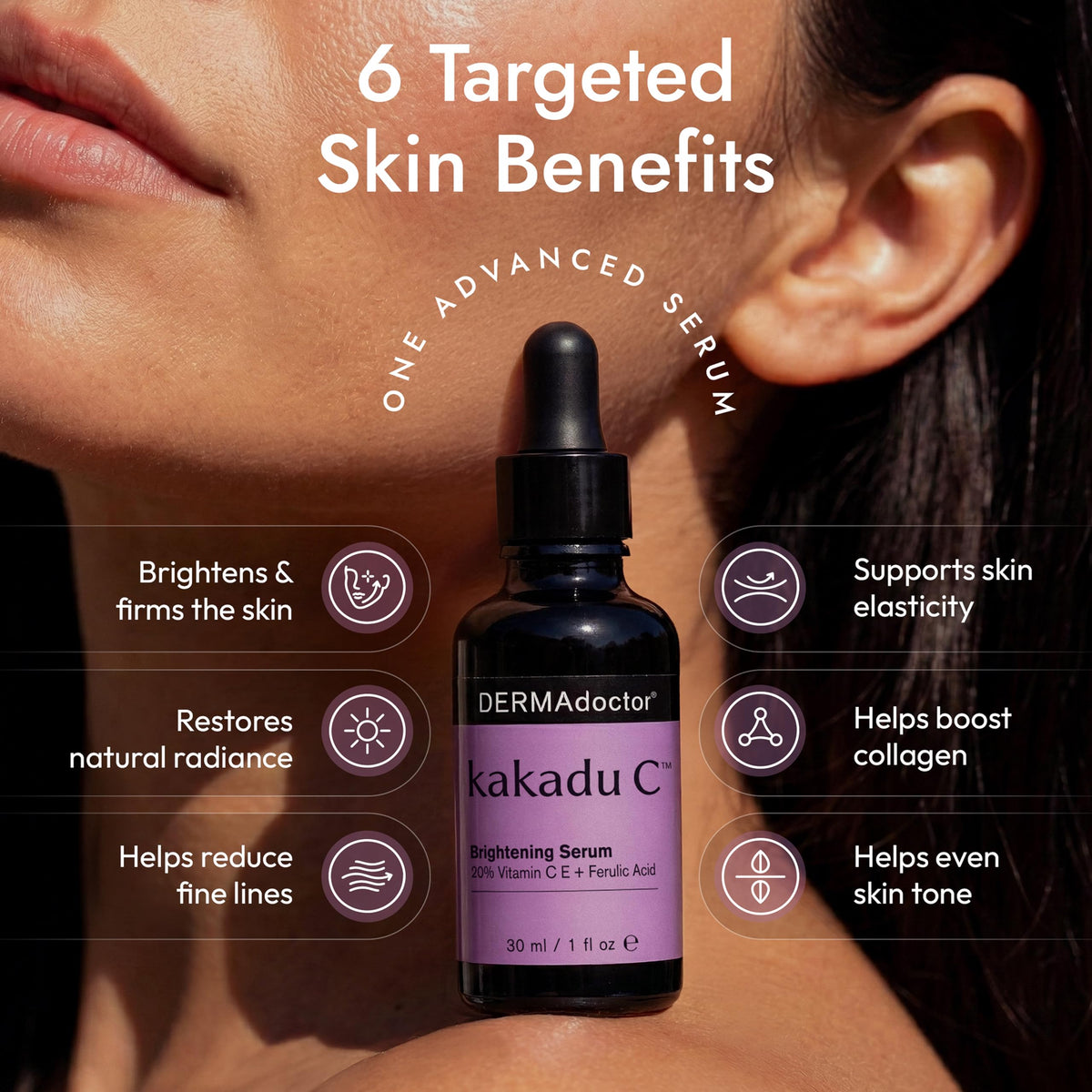 DERMAdoctor with Kakadu plum illustrating antioxidant-rich ingredient boost