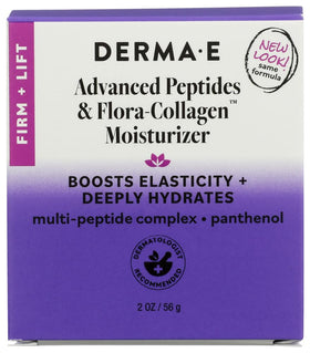Derma E front jar showing product packaging and clear ingredient benefits