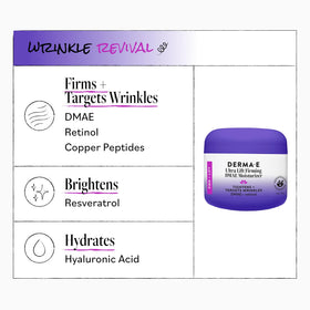 Derma E copper peptides visual highlighting collagen-supporting ingredient