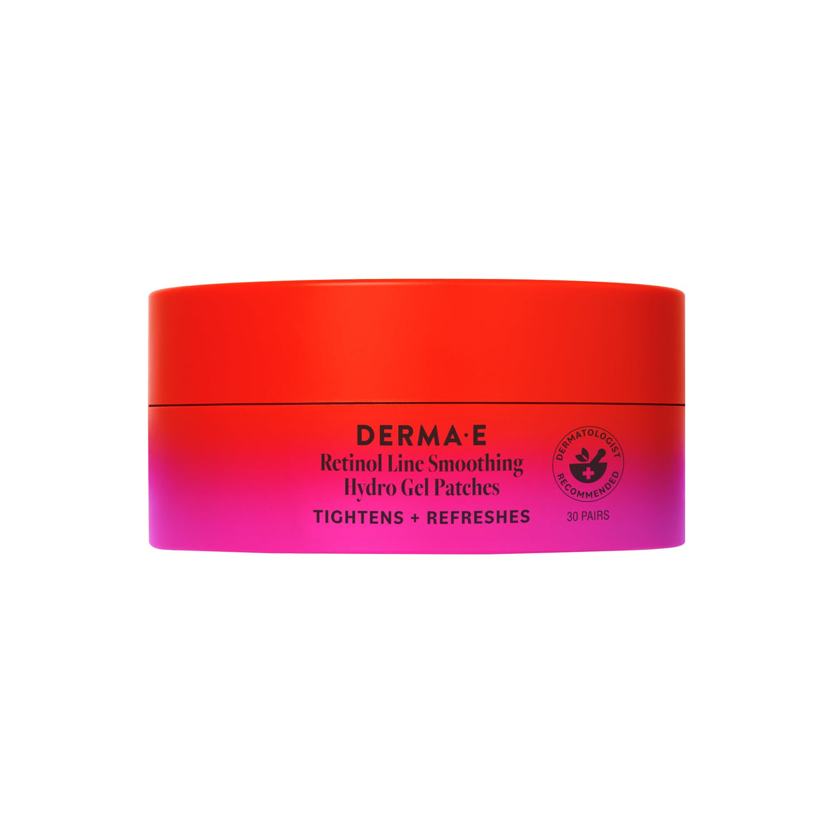Derma E front packaging showing product benefits and counts